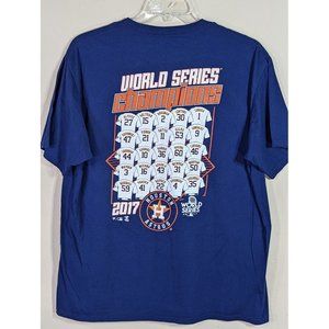 Houston Astros 2017 World Series MLB Championship Jersey Logo Graphic T-shirt XL